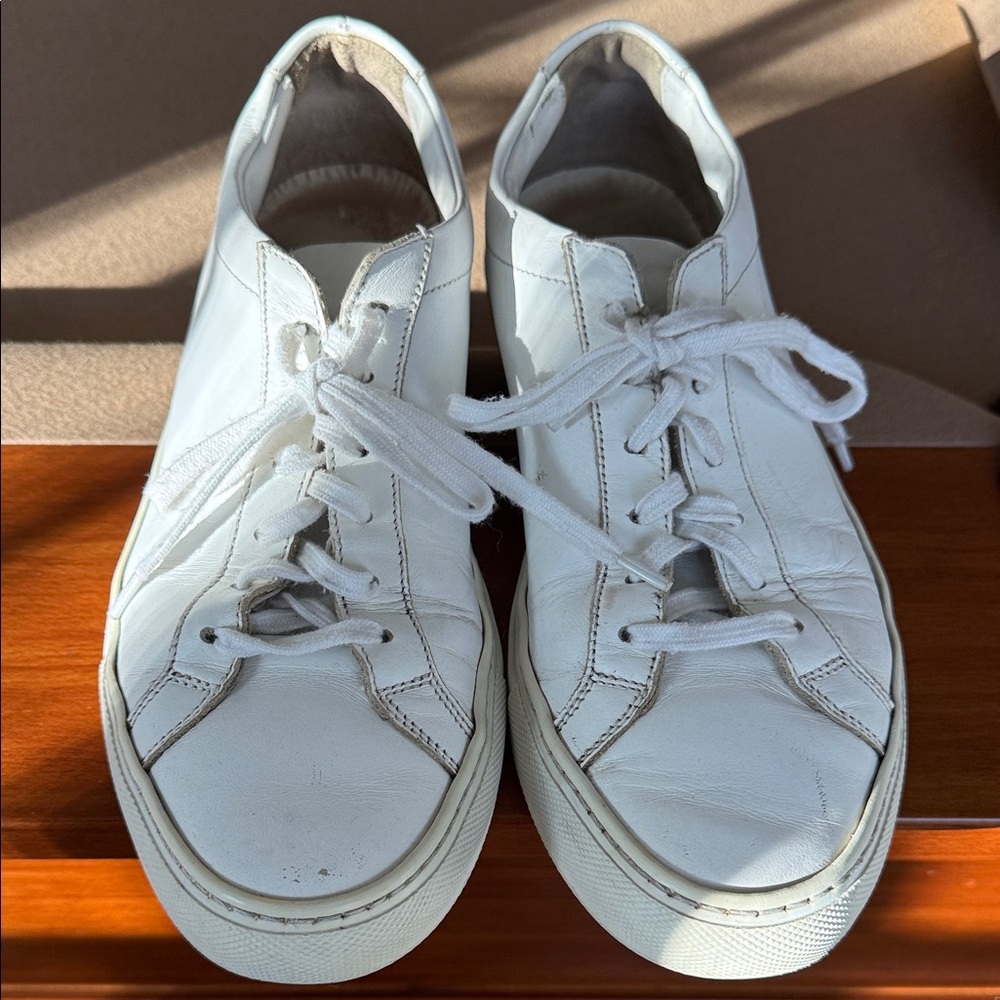 Common Projects White Leather Sneakers